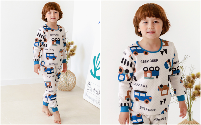 [現貨] ✦ 零碼出清價 ✭ 韓國 Maykids 有機棉長袖家居服/防踢被 ✭