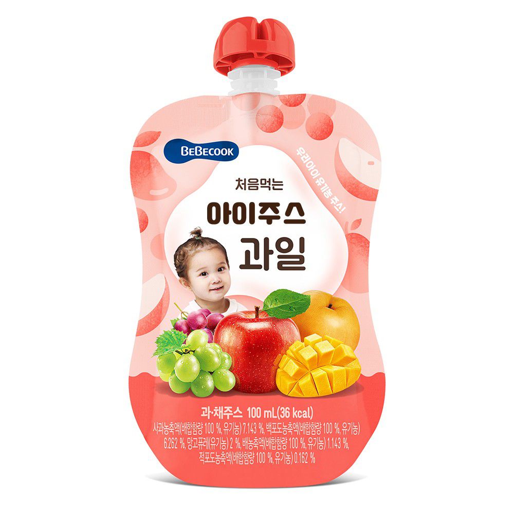 BEBECOOK 寶膳 - 嬰幼兒綜合果汁(9M+)-效期:2023.10.18-100ml