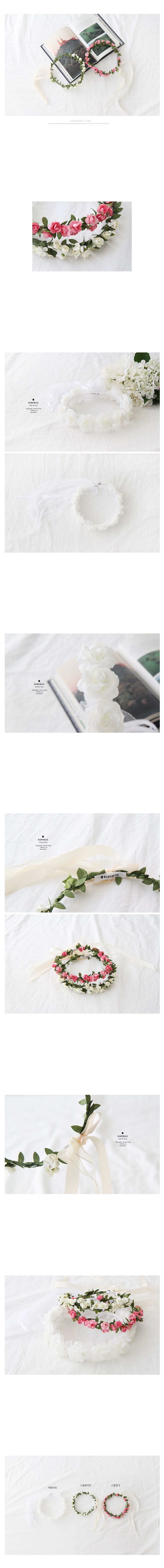 韓國 Babyblee - 浪漫仙子花圈-粉紅 (FREE)