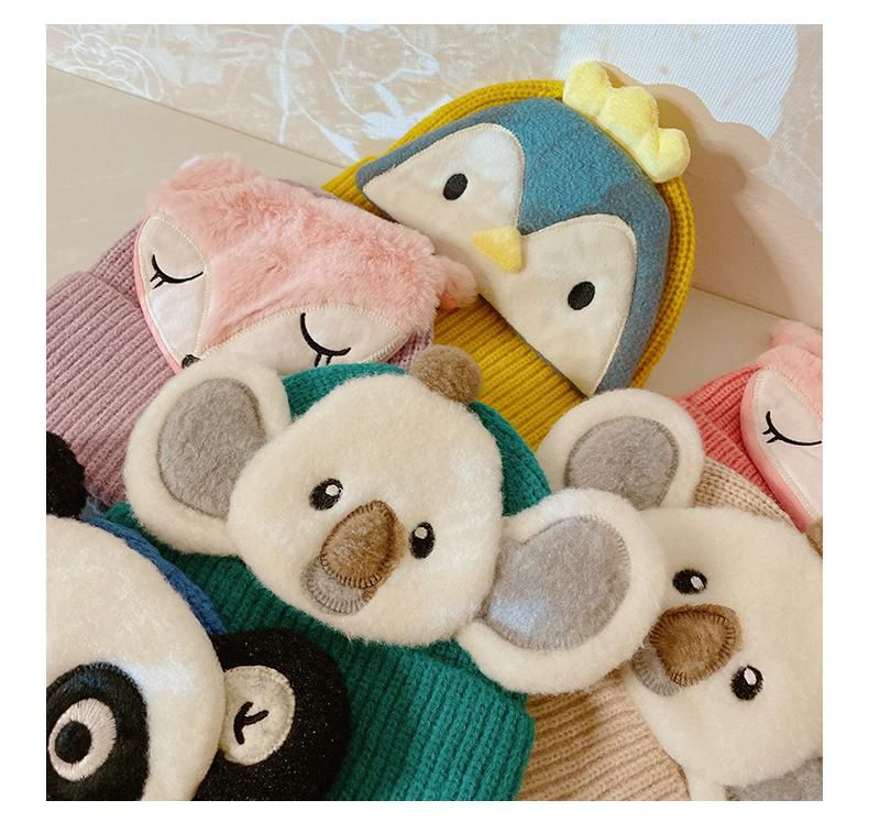 立體動物針織帽-橘色 (帽圍48-52CM/建議年齡2-6歲)