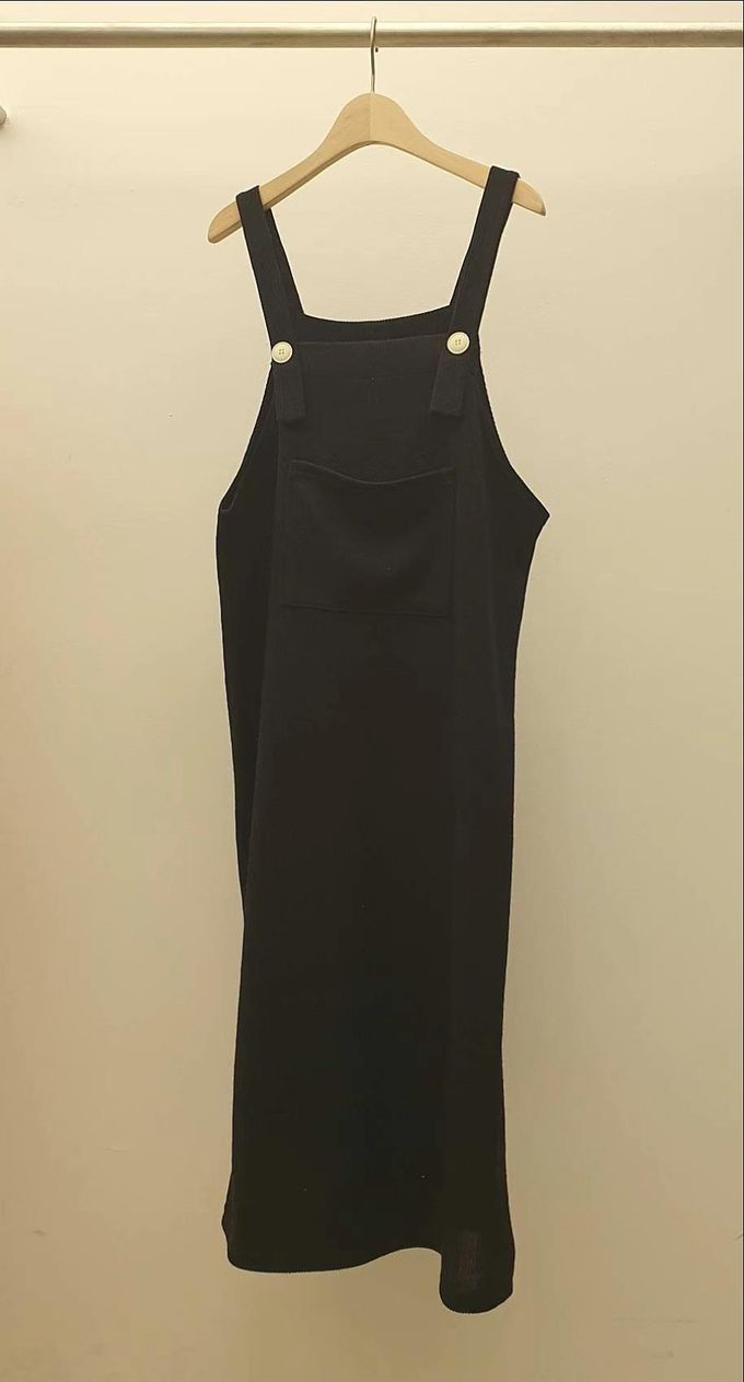 韓國 LANDING - 慵懶感細肩連身背心洋裝-粉橘 (FREE)