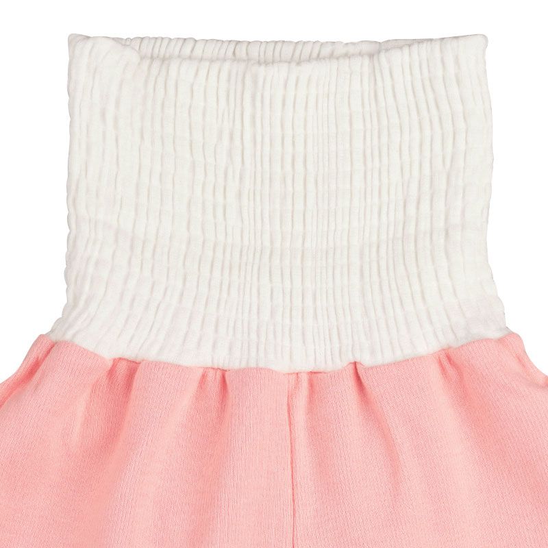 akachan honpo - 長袖家居服 附肚圍-兔兔下午茶-粉紅色