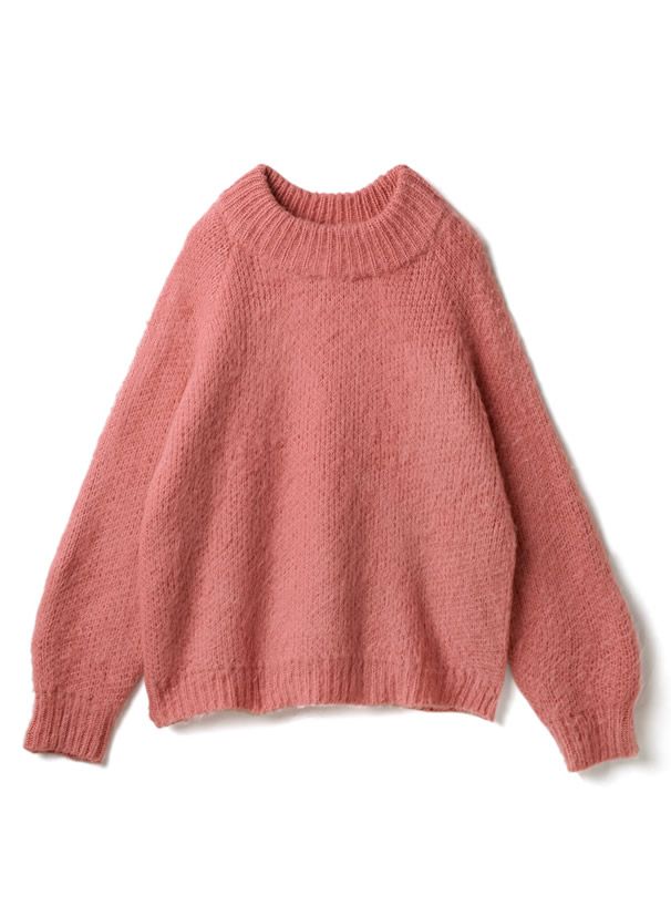 日本 GRL - 柔軟植絨編織毛衣-萊姆黃 (F)