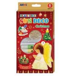 韓國 AMOS - 6色聖誕節主題吊飾玻璃彩繪膠