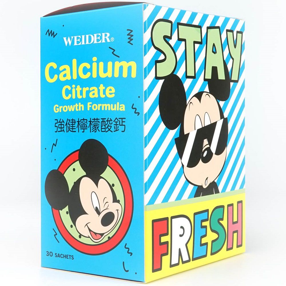 WEIDER 美國威德 - WEIDER 美國威德-迪士尼強健檸檬酸鈣-30包/盒*2