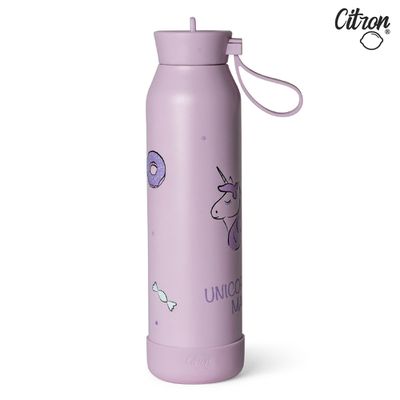 Citron - 矽膠提把保溫瓶_500ml-夢幻獨角獸