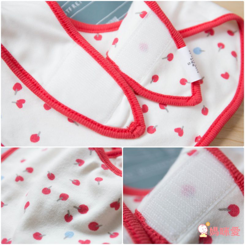 日本 Combi - mini系列-雙層紗口水圍兜-藍 (F)