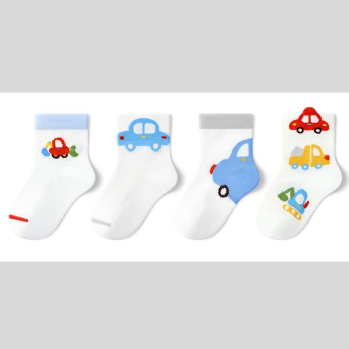 童趣工具車大集合網眼短筒棉襪