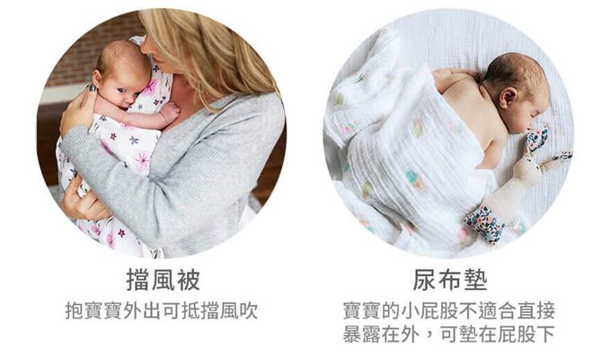 加拿大 lulujo - BABY'S FIRST YEAR 包巾卡片禮盒組-星星