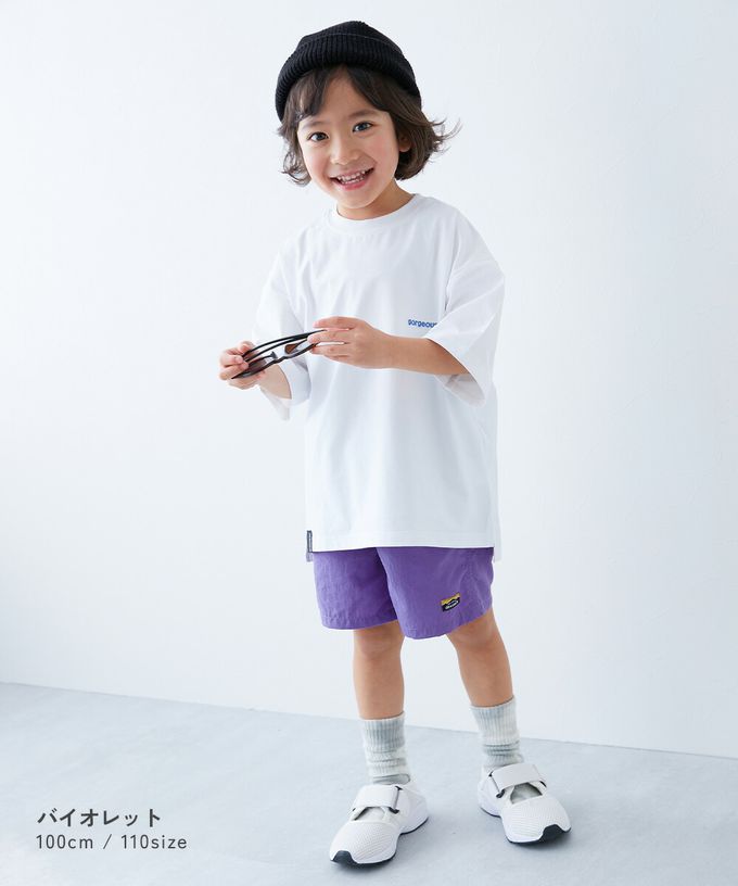 日本 devirock - 防潑水輕便快乾休閒短褲-活力橘