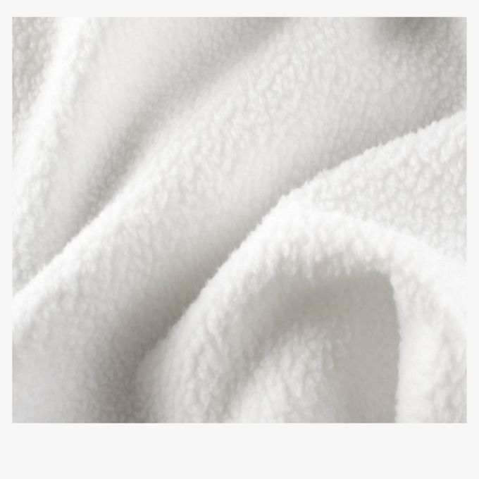 加絨長袖大學T(寬版)-英文字母-白+黑+灰