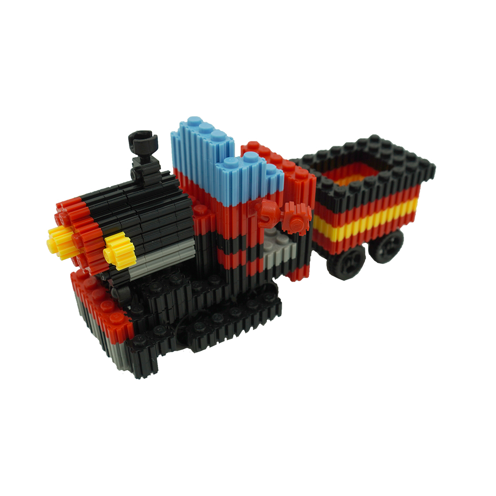 韓國 Color Story - 免燙拼豆包-3D立體小火車(10mm)