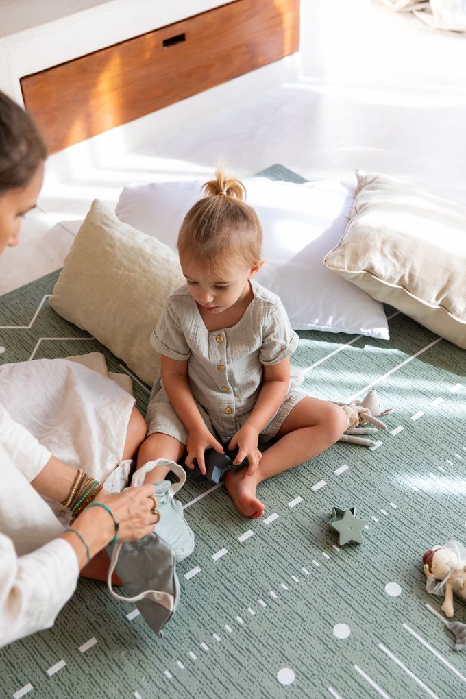 德國 toddlekind - 游牧系列遊戲地墊-苔癬綠