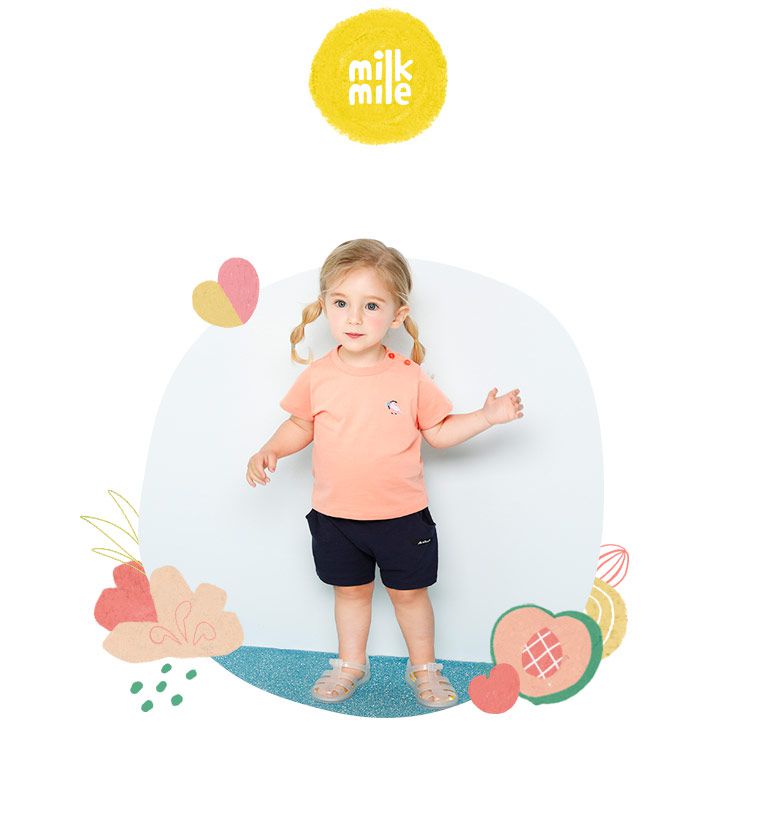 韓國 milk mile - 純棉舒適哈倫小短褲-深灰