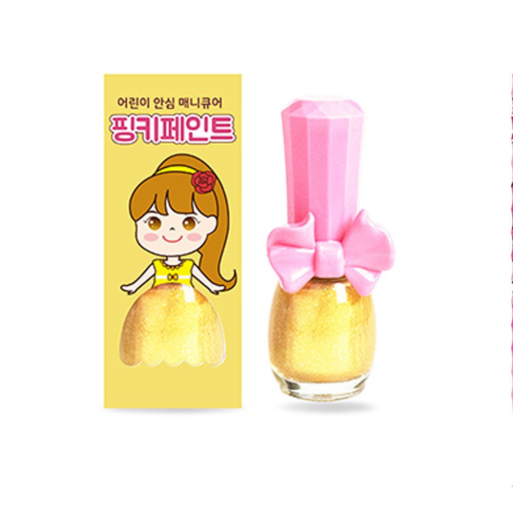 韓國 Pink Princess - 可撕式無毒指甲油-璀璨陽光(亮粉色系)