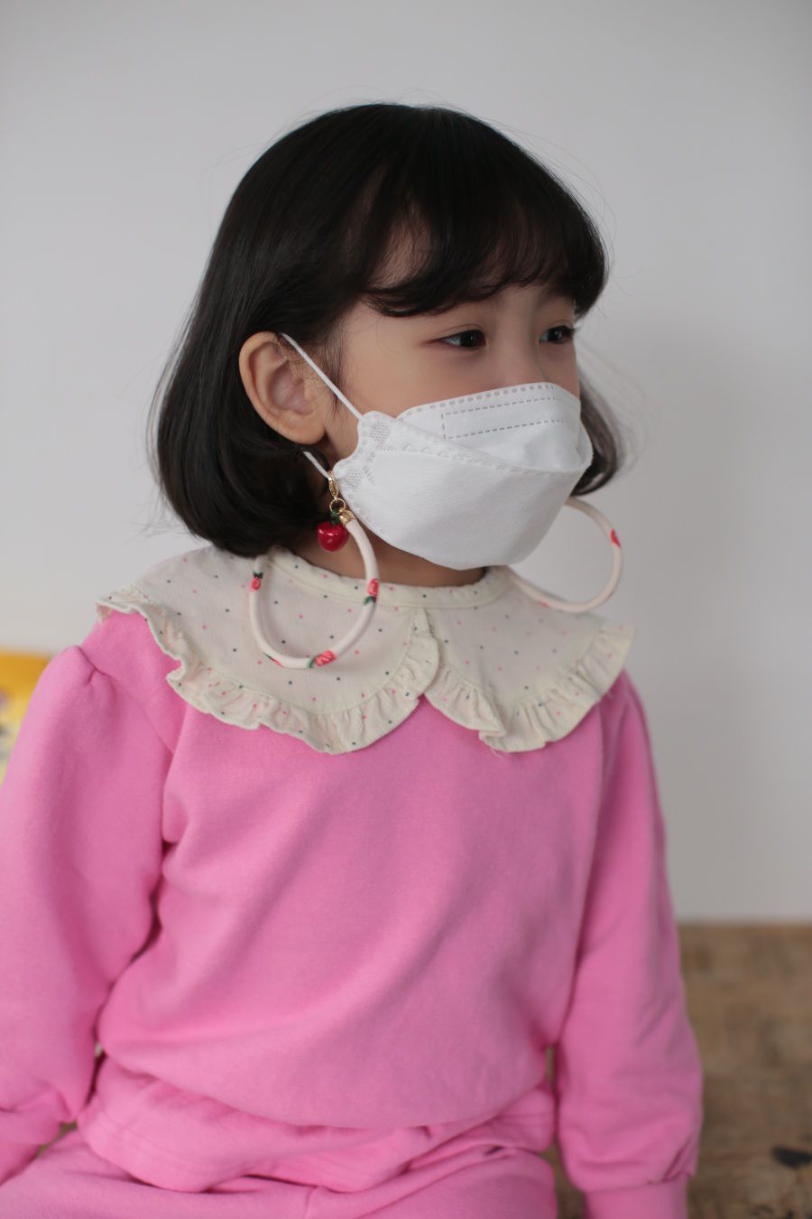 韓國 Dalla - 口罩項鍊-蘋果