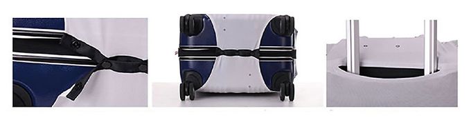 little chili - 繽紛行李箱套 M號-暢快人生-24吋 -高60 寬40 厚度25cm