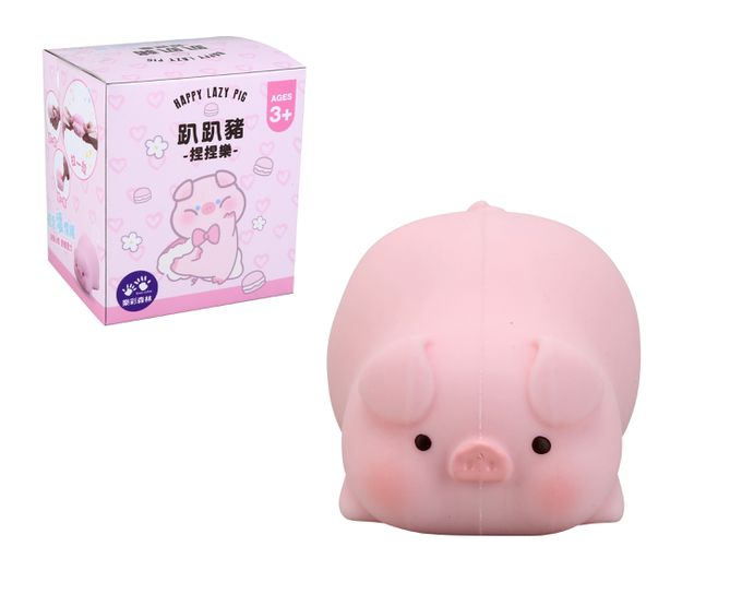 樂彩森林 - 療癒捏捏樂-趴趴豬