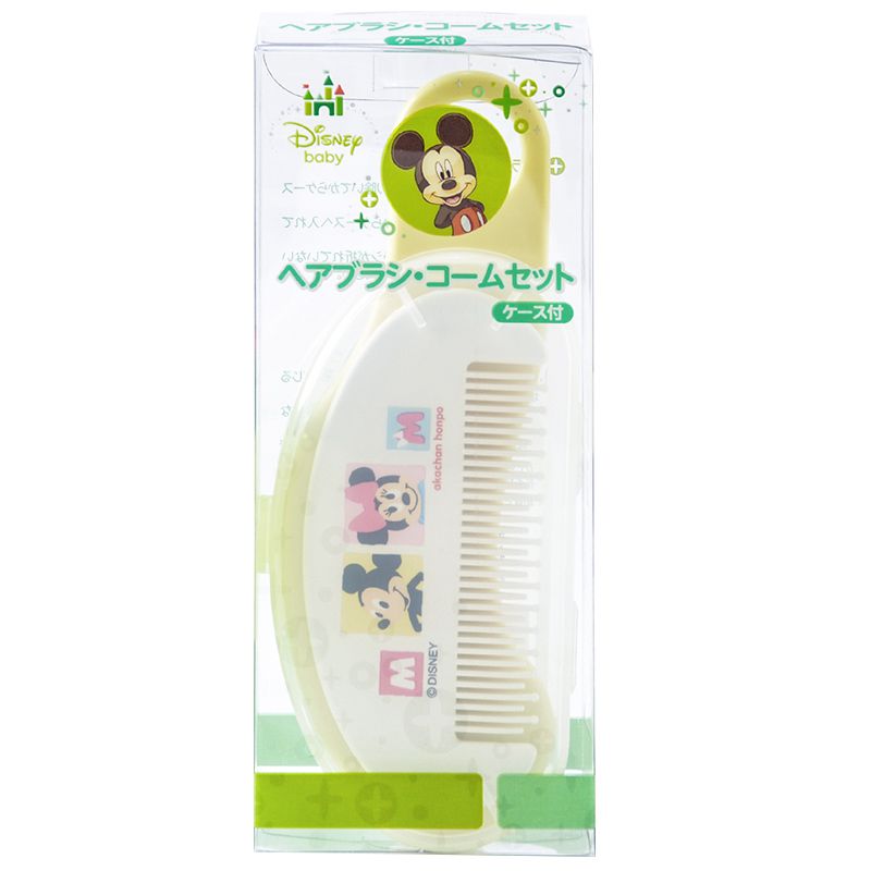 akachan honpo - 梳髮組附收納盒-迪士尼 (14×5.5×4.3cm)