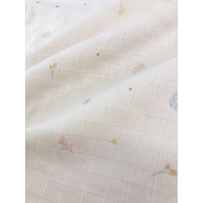 akachan honpo - angelette四層棉紗防踢被-粉紅色 (50～80cm)