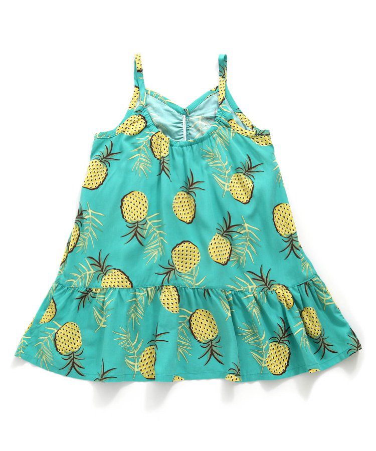 日本 BREEZE - Aloha夏日風格吊帶裙-大白花-海軍藍