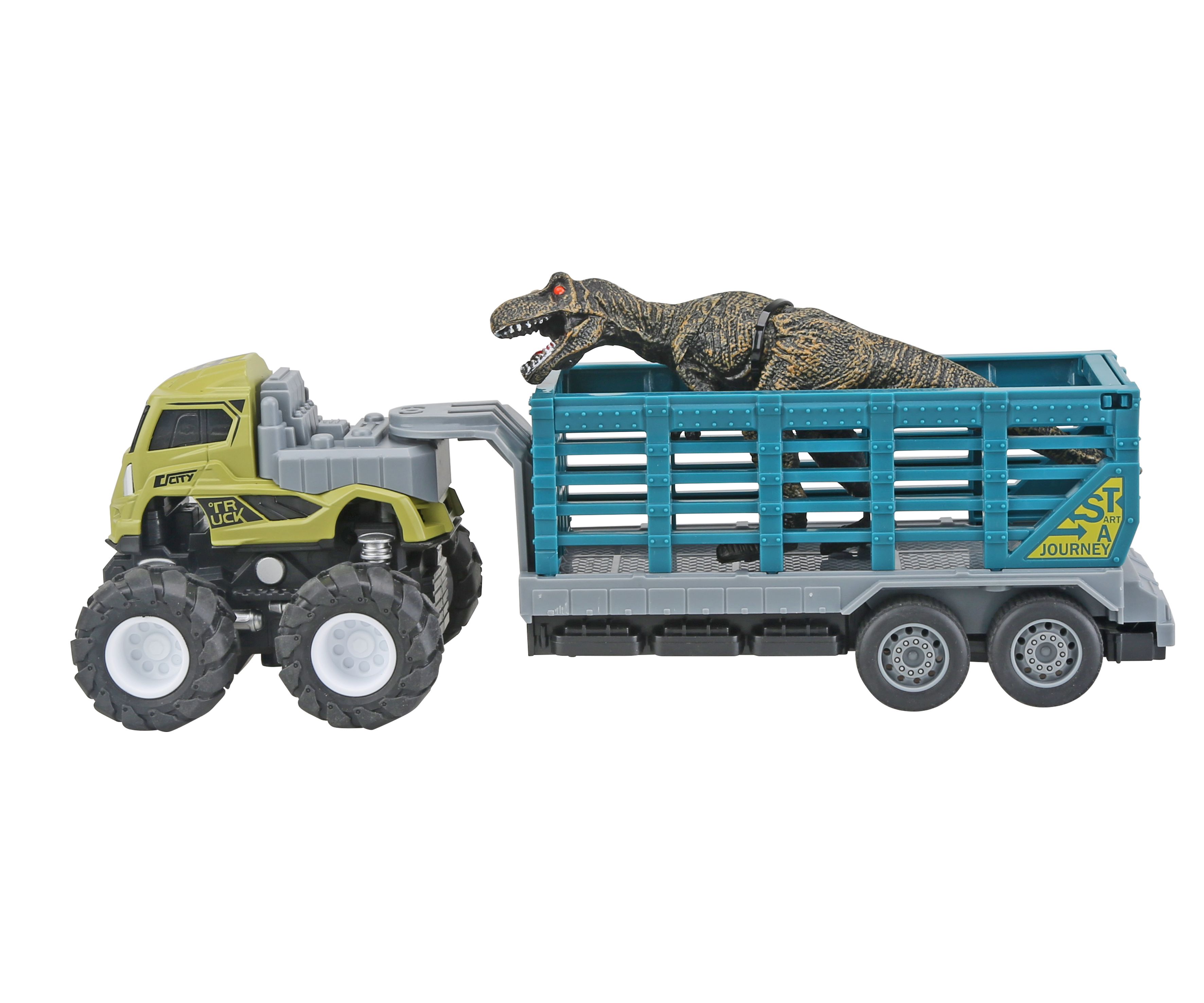 樂彩森林 - 1:43恐龍運送拖車