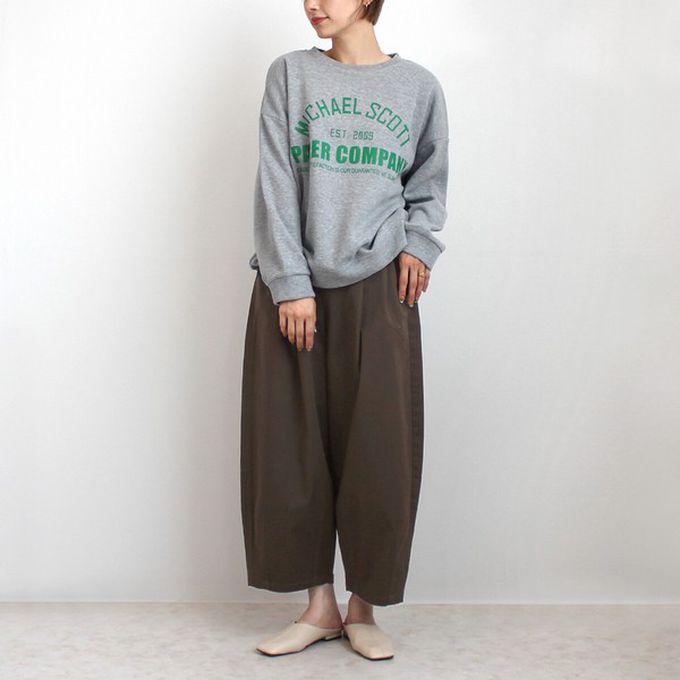 日本女裝代購 - [熱銷款] 超藏肉休閒錐形美腿褲-卡其