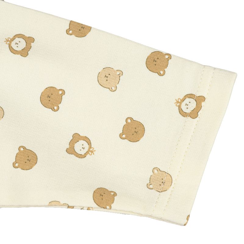 akachan honpo - 長袖家居服 穿衣練習-小熊-原色