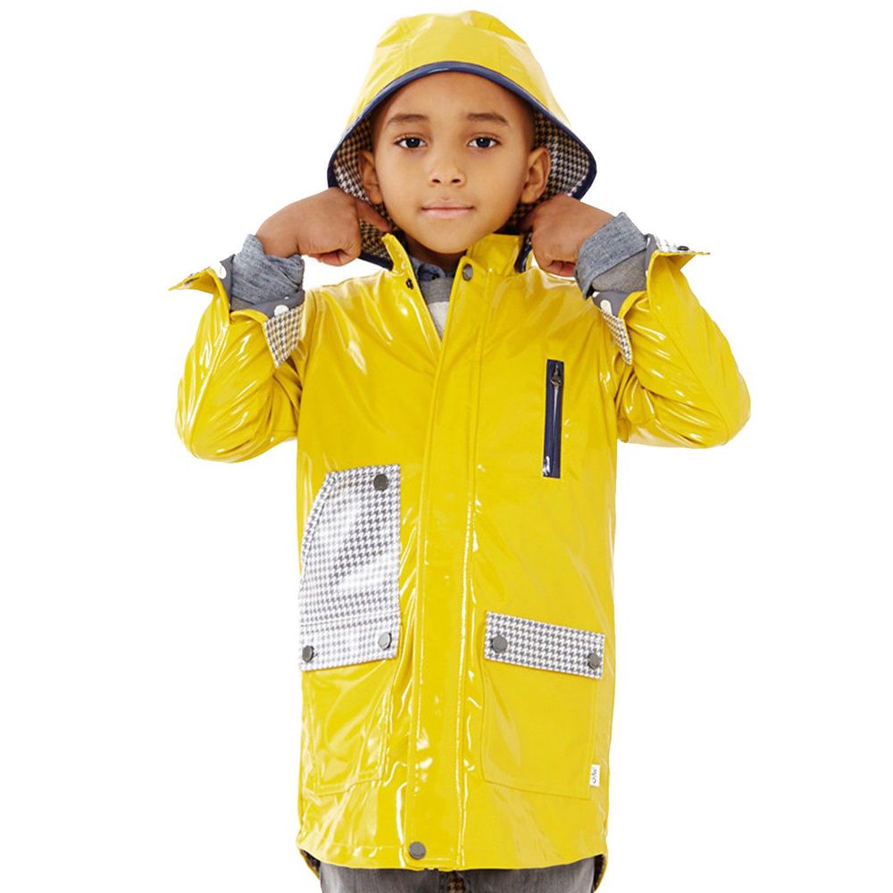 美國 Oil & Water - 機能型風衣+雨衣-男孩特區-黃色