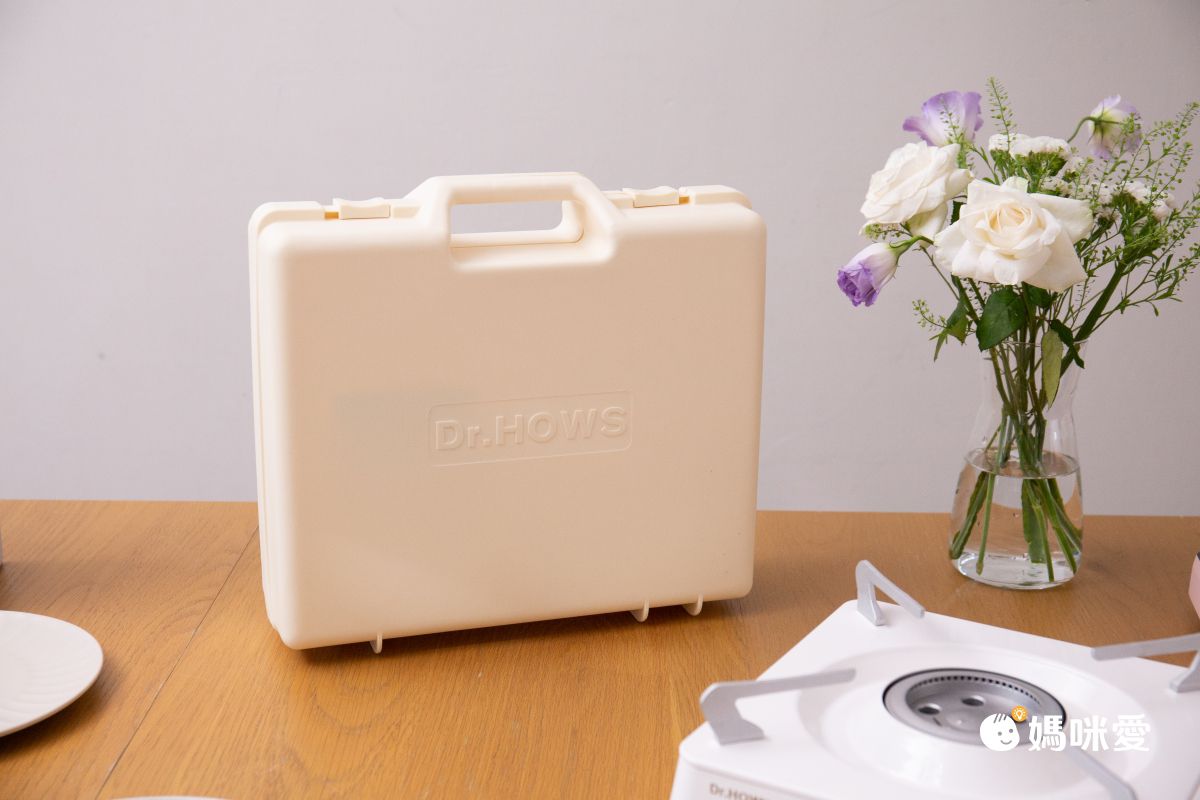 韓國 Dr.HOWS - Twinkle Stove卡式瓦斯爐(家庭用3.0KW)/內燃式卡式點火/兒童安全鎖裝置-冰河白