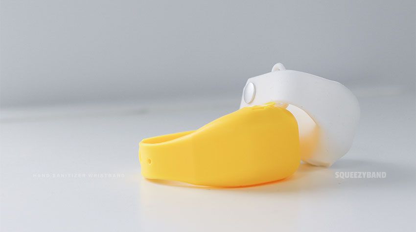 SqueezyBand - 蜘蛛人抗菌手環-兒童款-藍