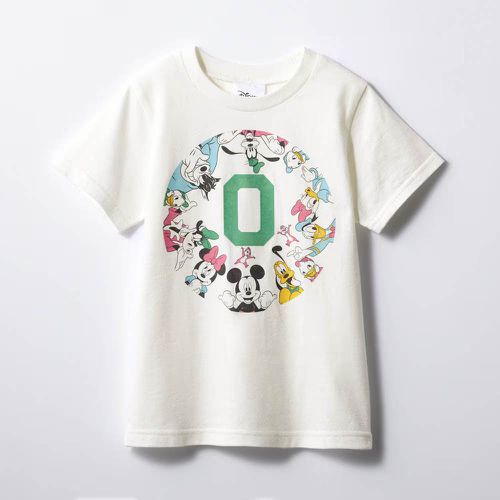 純棉迪士尼印花短袖上衣(小孩)-數字0