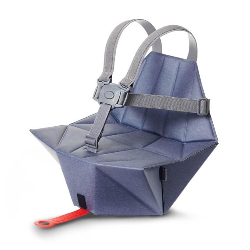 bombol - 隨變嬰幼兒餐椅(椅墊)-藍 (38*30*7)