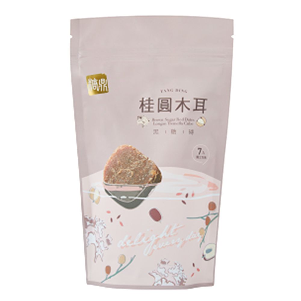 糖鼎黑糖磚 - 黑糖桂圓木耳-7入(小)-30g*7入/包
