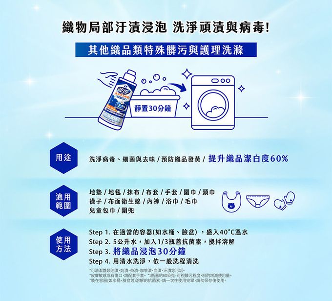 毛寶 maobao - 葳香魔法去污抗菌素-500g