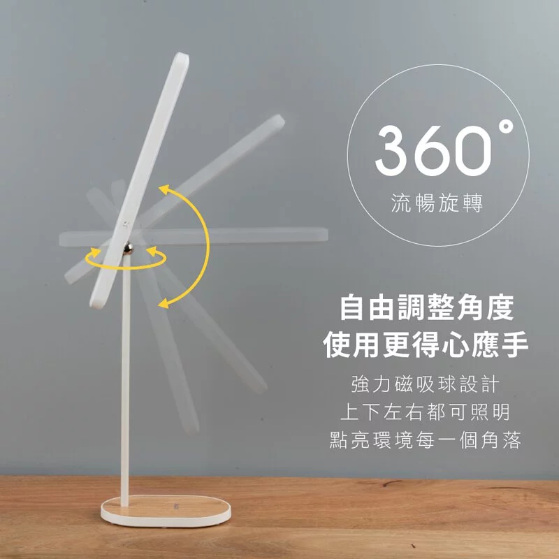 KINYO - 卡卡燈-磁吸檯燈組/ 一秒磁吸、創新照明-PLED2322
