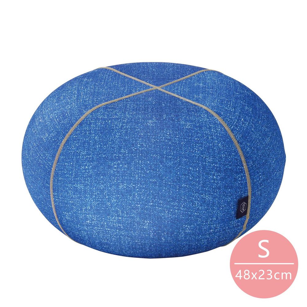 日本 SPICE - 多功能充氣甜甜圈椅(瑜伽球/坐椅/茶几)-藍 (S(Φ48x23cm))