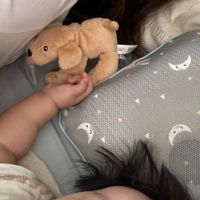 韓國 GIO Pillow - 超透氣護頭型嬰兒枕/防蟎枕-單枕套組-晚安兔兔