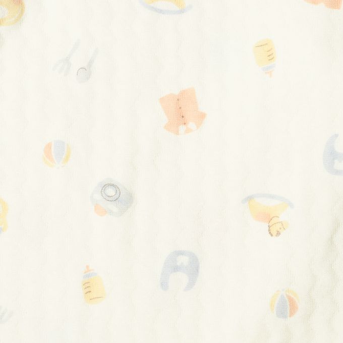 akachan honpo - 幼兒連身衣-玩具、小物-米白色