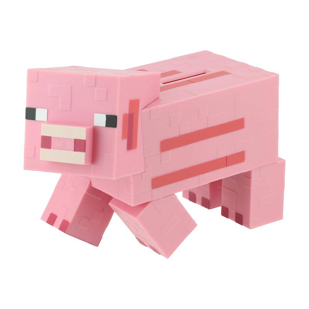 Minecraft麥塊 3D粉紅像素化 小豬存錢筒