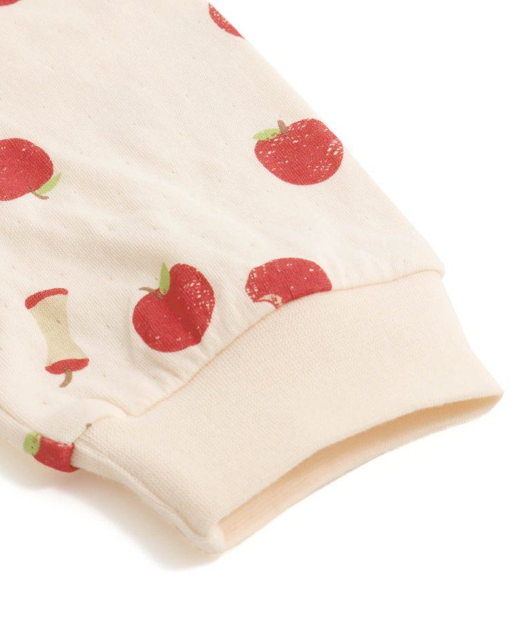 日本 BREEZE - 荷葉肩蘋果圖案成套家居服-青蘋果