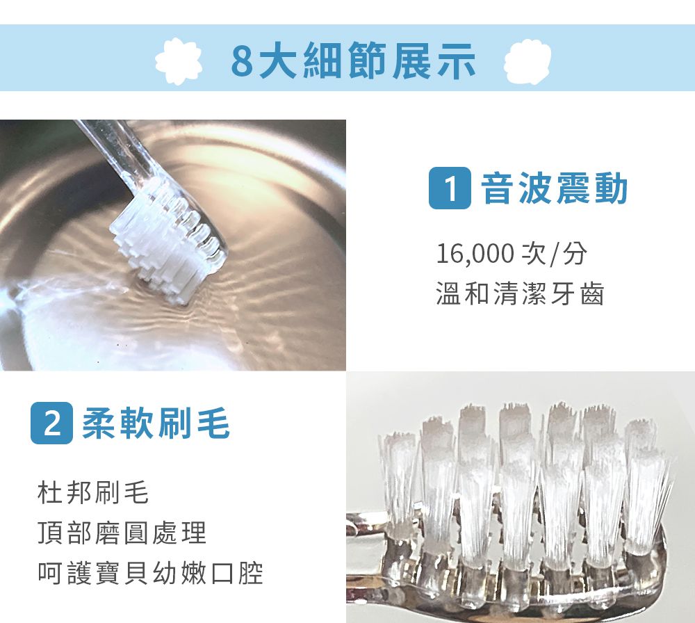 日本CAREISM - 兒童電動牙刷-貝殼綠