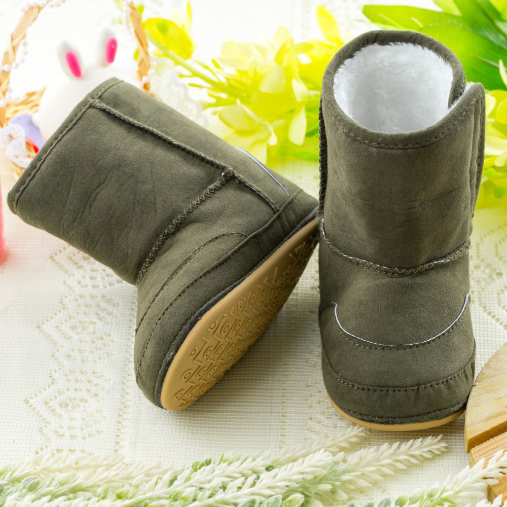 nikokids - 軟Q底學步鞋-軍綠色(SG575)