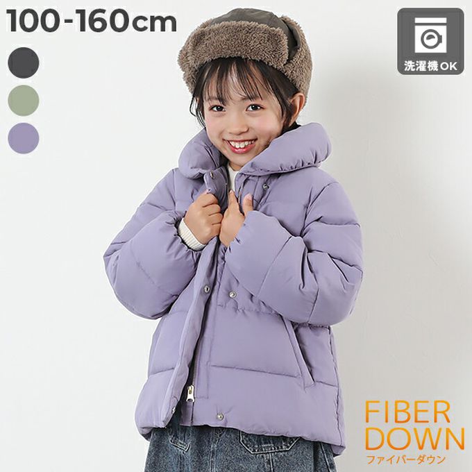 日本 devirock - 可機洗 輕暖可愛澎澎領科技羽絨外套-墨灰