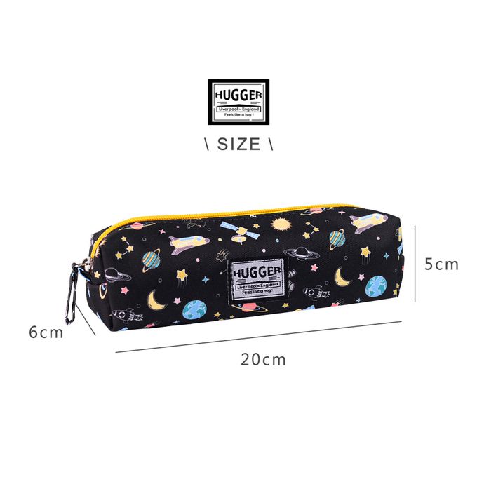 HUGGER - 筆袋/鉛筆盒-外太空-(兒童背包同款 大容量文具小物包)