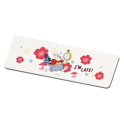 收納王妃 - 迪士尼 Disney 兔子系列【紅花白兔】珪藻土軟式吸水洗漱墊 吸水墊 杯墊 台灣製造24X8X0.5cm