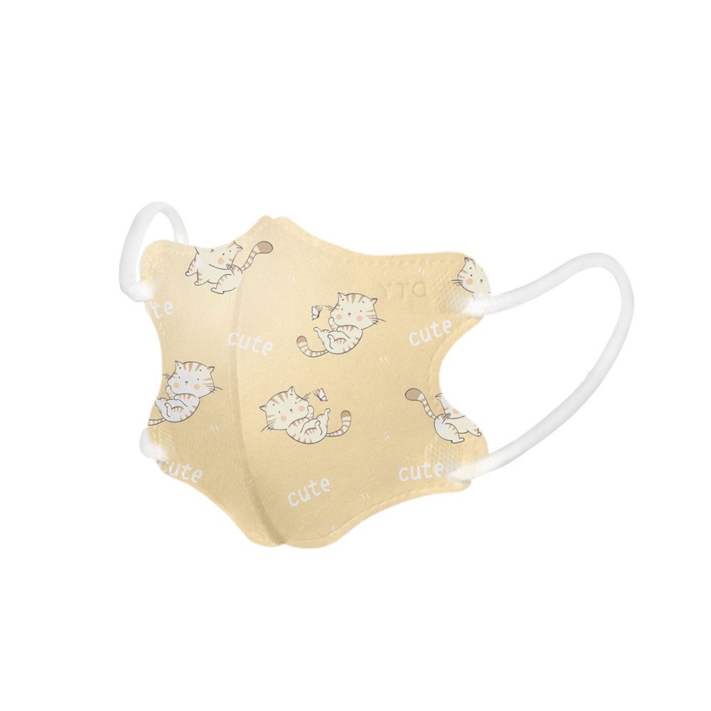幼童3D空氣口罩-搗蛋貓款-3-6歲適用-30入/盒