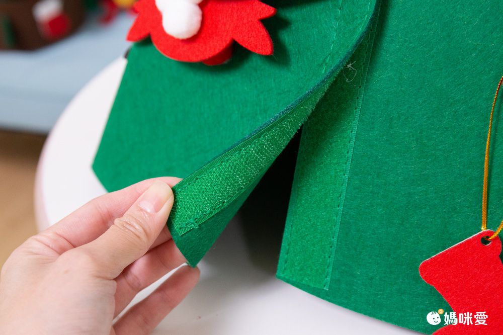 毛氈聖誕樹裝飾 ✦ 輕巧好裝飾 ✦ 完全不佔空間！