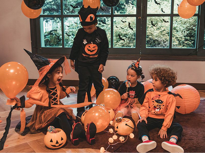 韓國 OZKIZ - (附帽子)南瓜女孩層次網紗洋裝