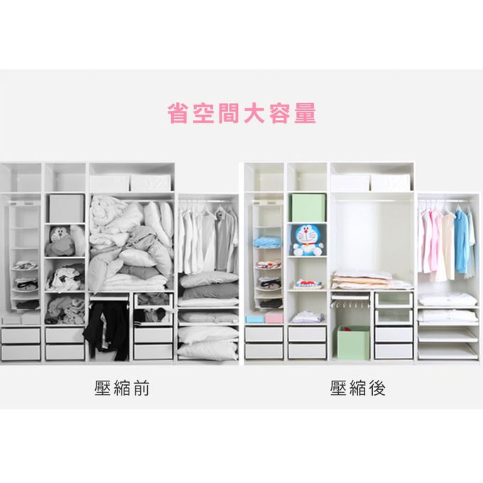 三麗鷗 - 雙子星 星空漫遊 真空壓縮袋 收納真空袋 衣物收納袋(9入/組)